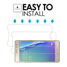 Samsung Z3 2.5D Screen Protector Tempered Glass Oleophobic Coated Scratch Resistant Ultra Clear (2Pack)