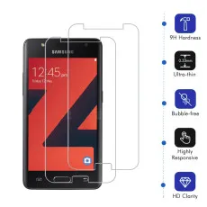 Screen Protector For Samsung Z4 Tempered Glass Scratch Resistant Oleophobic Coated 9H Hardness (2Pack)