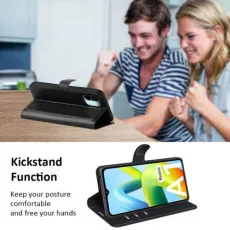 Xiaomi Redmi A1 Plus Wallet Case UK (2022) Leather Flip Magnetic Cover and Card Slot PU Leather Flip