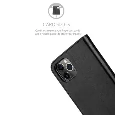 Magnetic Mobile Wallet Case for iPhone 12 Pro Max – Book Style PU Leather Cover UK