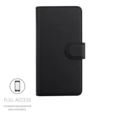 Wallet Case For iPhone 11 Pro (2019) Leather Cover With Magnetic Flip Closure Card Slots Black