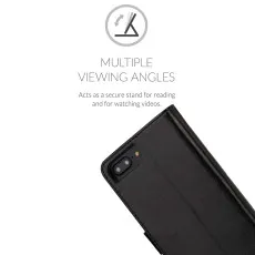 iPhone 8 Plus Wallet Case (2017) Leather Flip Magentic Cover With Card Slots