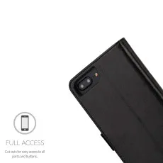 iPhone 8 Plus Wallet Case (2017) Leather Flip Magentic Cover With Card Slots