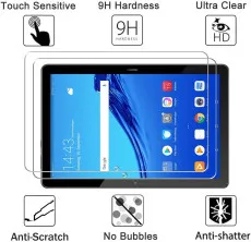 Huawei Mediapad T5 Screen Protector for 10.1-inches Mediapad m5 Tempered Glass Film [2-Pack]