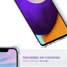Samsung A52 Clear Case TPU Cover Protective Bumper with Minimalist Design, Shockproof Slim, Crystal Clear