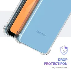 Samsung A32 Case UK Soft TPU Cover Protective Bumper with Minimalist Design, Crystal Clear