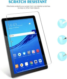 Huawei Mediapad T5 Screen Protector for 10.1-inches Mediapad m5 Tempered Glass Film [2-Pack]