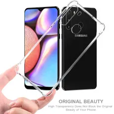 Samsung A21 Bumper Case Clear TPU Cover Protective Shockproof Slim Case, Crystal Clear