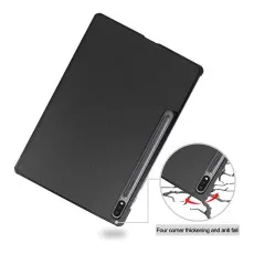 Samsung Tab S7+ Plus Smart Case 12.4 2020 SM-T970/T976B Magnetic Tablet Case Slim Stand Flip Coque Auto Wake/Sleep Smart Cover