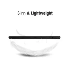 Samsung Galaxy Tab A 8.0 2019 Smart Case Slim Magnetic Trifold Stand Cover Model SM-T290 / SM-T295 (Black)