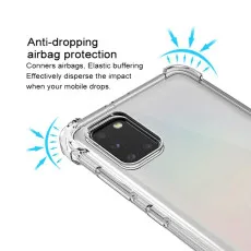 Bumper Case For Samsung A31 Ultra Thin Soft TPU Cover Protective Shockproof Slim Cover