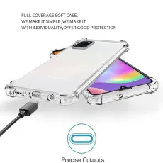 Bumper Case For Samsung A31 Ultra Thin Soft TPU Cover Protective Shockproof Slim Cover