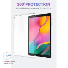 Case For Samsung Tab A 10.1 2019 Bumper Cover Shockproof TPU Silicon Transparent Cover For T510 T515 SM-T510/T515