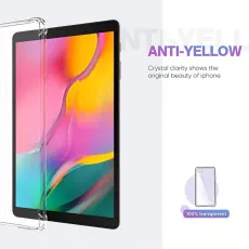 Case For Samsung Tab A 10.1 2019 Bumper Cover Shockproof TPU Silicon Transparent Cover For T510 T515 SM-T510/T515