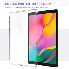 Case For Samsung Tab A 10.1 2019 Bumper Cover Shockproof TPU Silicon Transparent Cover For T510 T515 SM-T510/T515