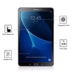 Samsung Galaxy Tab A 10.1 Tempered Glass (SM-T580, SM-T587 Model 2016 Release) Screen Protector Anti Scratch, Bubble Free