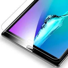 Samsung Galaxy Tab A 10.1 Tempered Glass (SM-T580, SM-T587 Model 2016 Release) Screen Protector Anti Scratch, Bubble Free