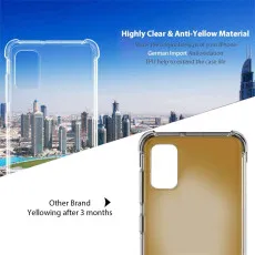 Samsung A41 Bumper Clear Case Cover Protective Shockproof Slim Cover, Crystal Clear