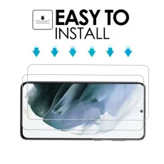 Samsung S21 Plus 5G Screen Protector Tempered Glass Case Friendly Film - (2 Pack)