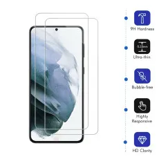 Samsung S21 5G Screen Protector Tempered Glass Case Friendly Film Scratch Resistant - (2 Pack)