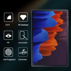 Screen Protector For Samsung Tab S7 Plus Tablet Tempered Glass SM-T970 T876 HD Safety Protective Film