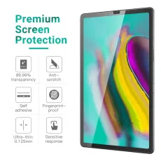 Samsung Tab S5e Screen Protector 10.5 inch 2019 Tablet , Anti-Scratch, Easy Installation Tempered Glass SM-T720/SM-T725 (2 Pack)