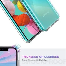 Samsung A51 Bumper Clear Case Cover Protective Bumper with Minimalist Design, Shockproof Slim