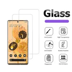 Google Pixel 6 Screen Protector Tempered Glass Case Friendly Film with Phone Stand - (2 Pack)
