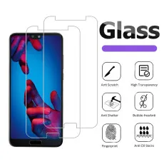 Huawei P20 Screen Protector Tempered Glass Case Friendly Film (2 Pack)