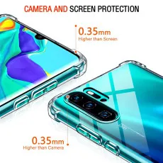 Huawei P30 Pro Bumper Case TPU Cover Anti-scratch Slim Case, Crystal Clear