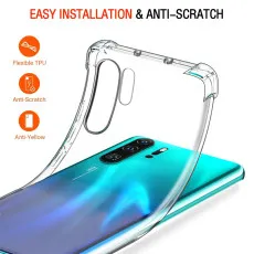 Huawei P30 Pro Bumper Case TPU Cover Anti-scratch Slim Case, Crystal Clear