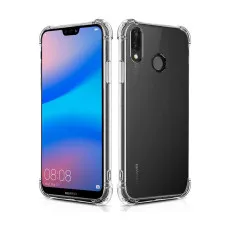 Huawei P20 Lite Bumper Clear Case Shockproof Slim Case, Crystal Clear