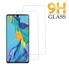 Huawei P30 Screen Protector Tempered Glass Scratch Resistant Crystal Clear - (2 Pack)