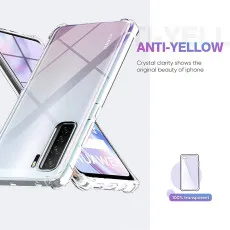 Huawei P40 lite 5G Bumper Clear Slim Case, Crystal Clear