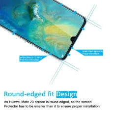Huawei Mate 20 Screen Protector Tempered Glass Scratch Resistant  (2 Pack)