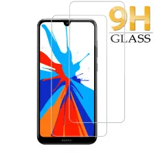 Huawei Y7 Prime 2019 Screen Protector Tempered Glass Highly Durable (2 Pack)