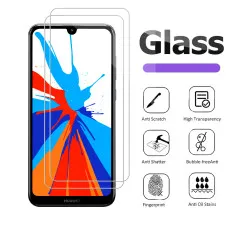 Huawei Y7 Prime 2019 Screen Protector Tempered Glass Highly Durable (2 Pack)