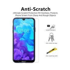 Huawei Y5 2019 Screen Protector Scratch Resistant Tempered Glass (2Pack)