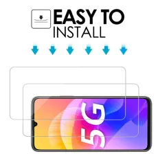 Huawei Enjoy 20 5G Screen Protector Crystal Clear Tempered Glass (2Pack)