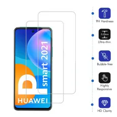 Huawei P Smart 2021 Screen Protector Scratch Resistant Tempered Glass (2Pack)