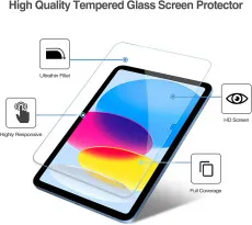 iPad 10th Gen Screen Protector 10.9 inch (2022) Tempered Glass For A2757, A2777