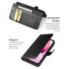 iPhone 15 Pro Max Wallet Case – PU Leather Flip Cover with Card Holder