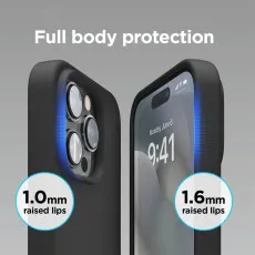 iPhone 14 Pro Max Silicone Case Full Body Protective Cover, Shockproof, Slim Phone Case