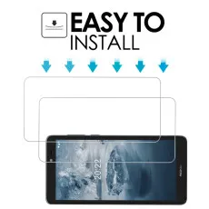 Nokia C2 2nd Edition Screen Protector Tempered Glass 2.5D Glass Protector