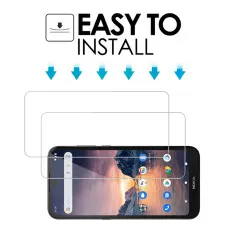 Nokia 1.3 Toughened Screen Protector – 9H Tempered Glass for Durable Protection | UK