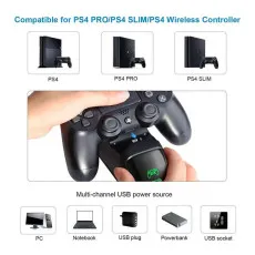 PS4 Controller Charging Dock Station Dual Charger Stand for PS4 Slim/PS4
