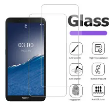 Nokia C3 Screen Protector Crystal Clear Tempered Glass