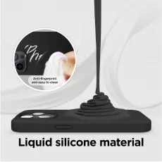 iPhone 15 Pro Max Silicone Soft Case Full Body Slim Protective Cover