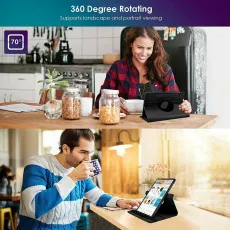 Samsung Galaxy Tab S8 Plus Case UK Rotating 360 Swivel Stand Cover X800 2022