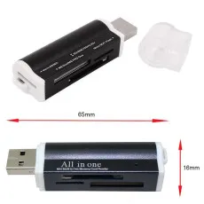 All in One USB 2.0 Memory Card Reader Adapter For Micro SD MMC SDHC TF M2 Micro